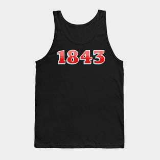 1843 red Tank Top